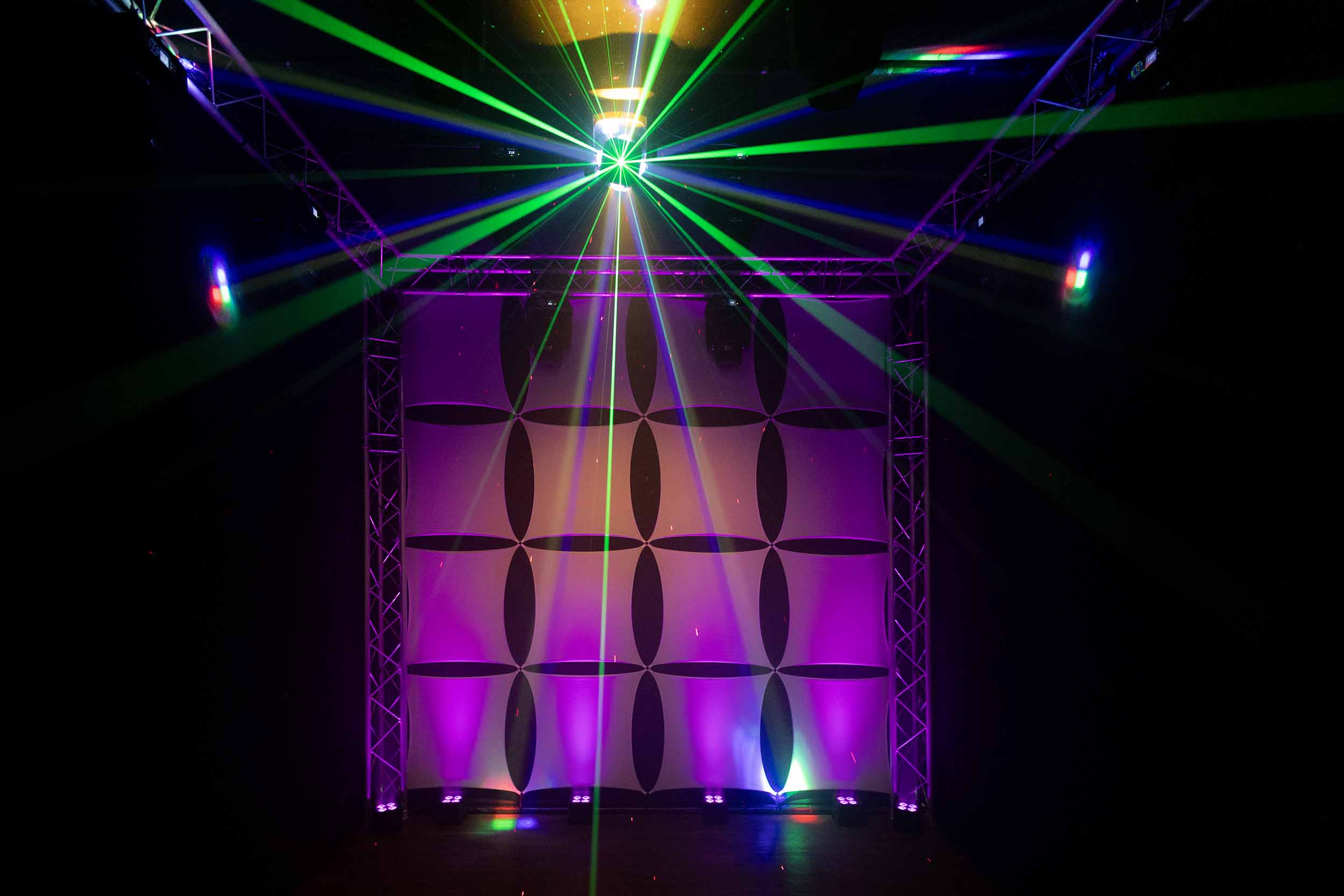 B-Stock: Colorkey CKU-1072, FX Multi-Effect Moving Head with Multicolor LED Beams and Lasers