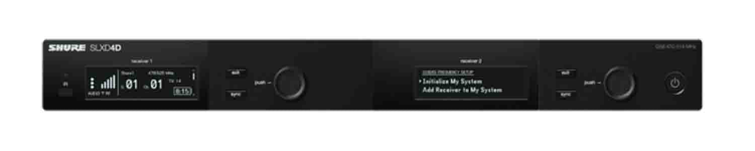 Shure SLXD4D Dual Channel Receiver by Shure