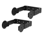 RCF V-BR 006, Pair of Brackets for Vertical Wall Mounting of 8-Inch Compact M 08 Speaker Cabinets - Black by RCF