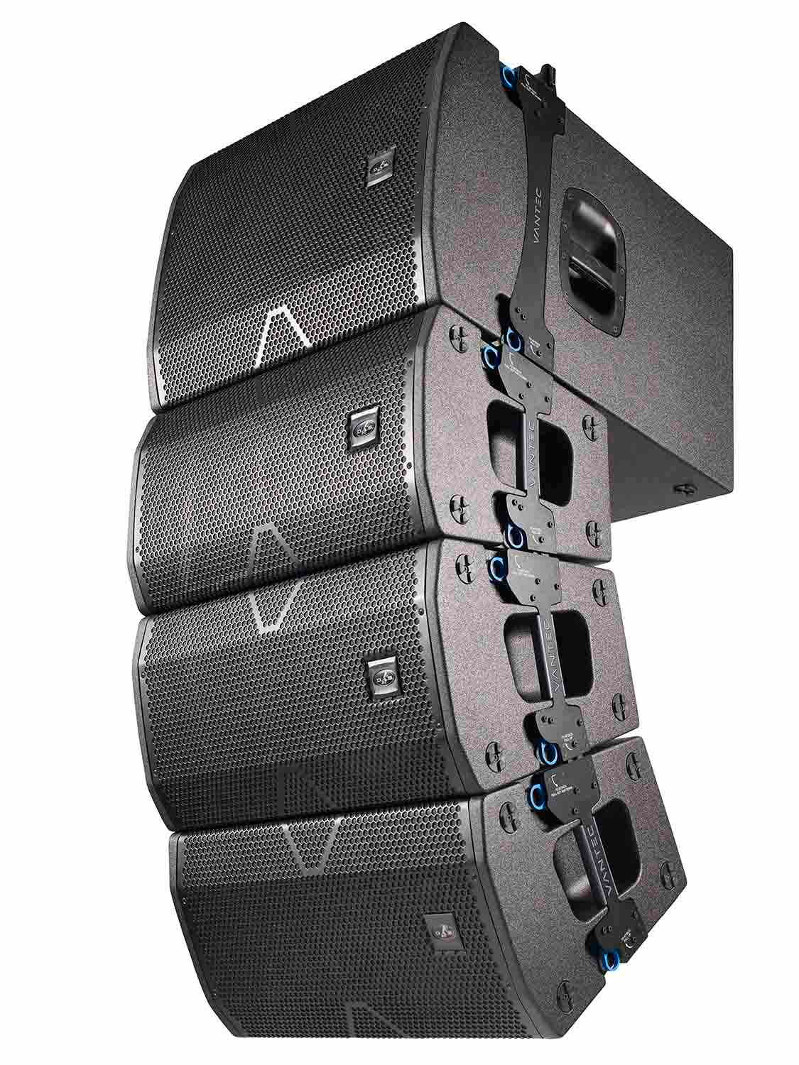 DAS Audio VANTEC-20A Active 2-Way Powered Curved Source Array Subwoofer - Black