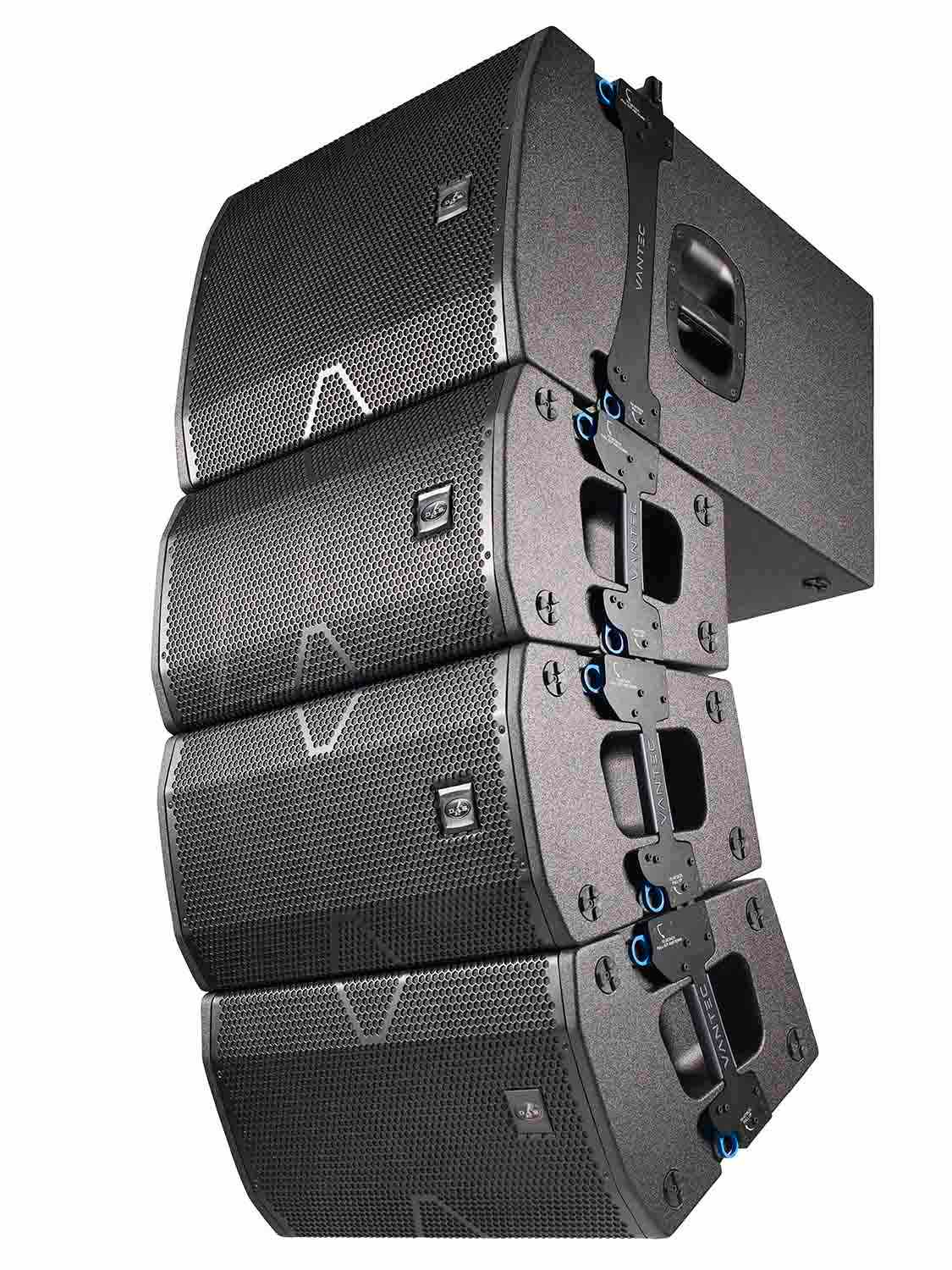 Open Box: DAS Audio VANTEC-20A Active 2-Way Powered Curved Source Array Subwoofer - Black by DAS Audio
