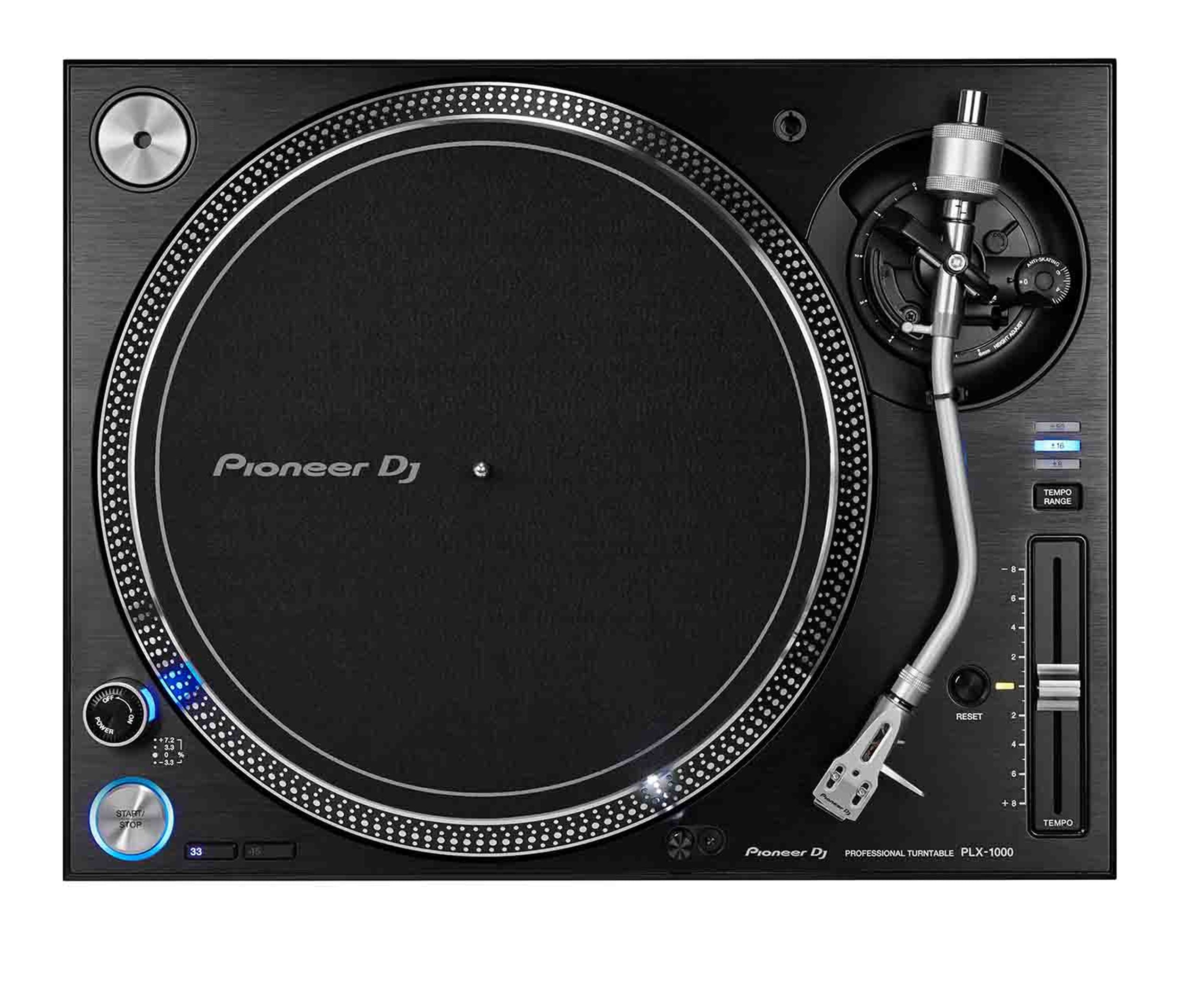 Pioneer DJ Professional Direct Drive DJ Turntable with Turntable Flight Case and Cartridge DJ Package