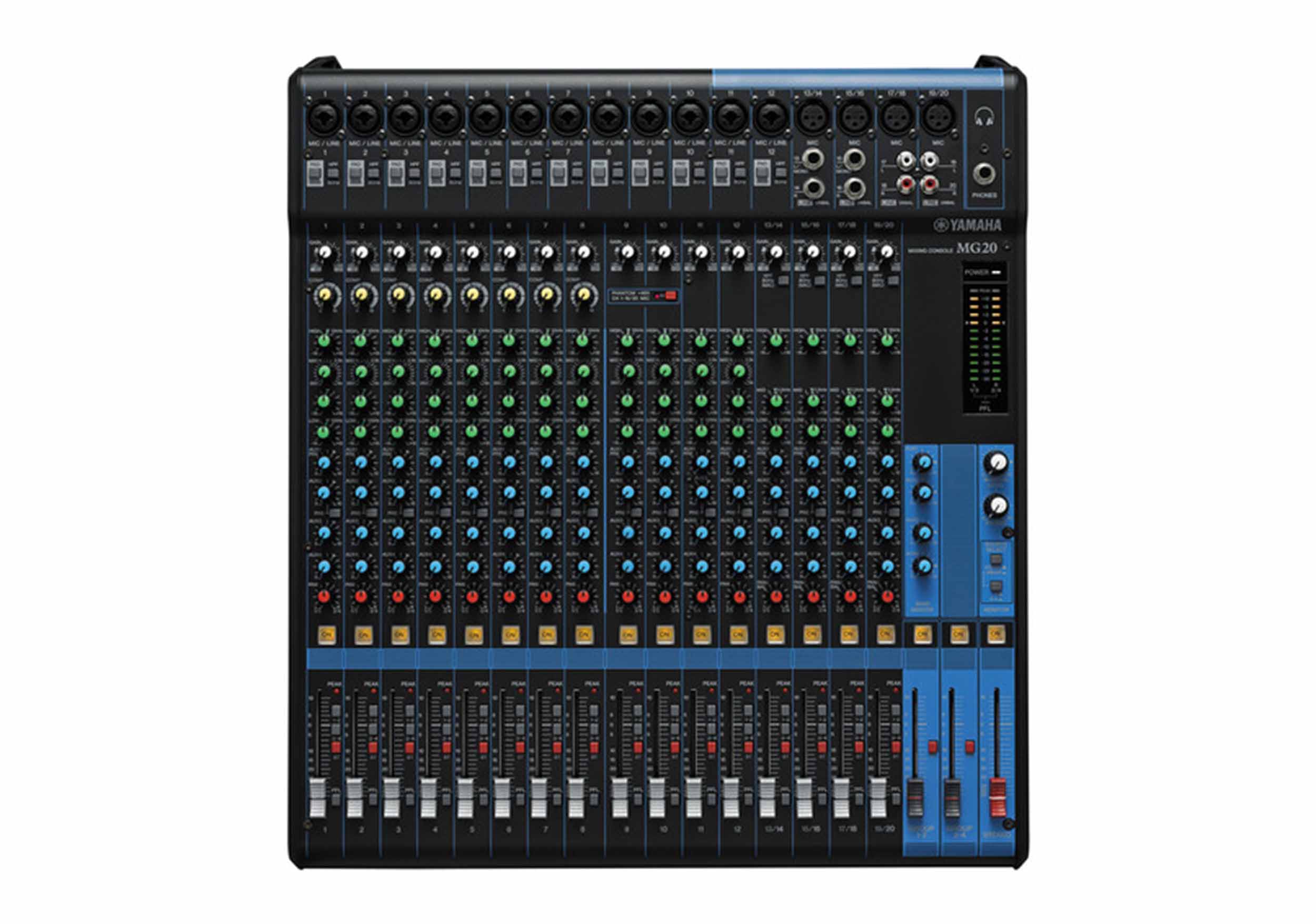 Yamaha MG20, 20-Channel Analog Mixer with D-PRE Mic-Preamps by Yamaha
