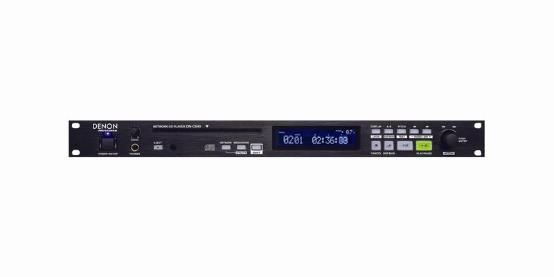B-Stock: Denon DN-C640, Professional Rack Mount Slot-Load Network CD Player by Shure