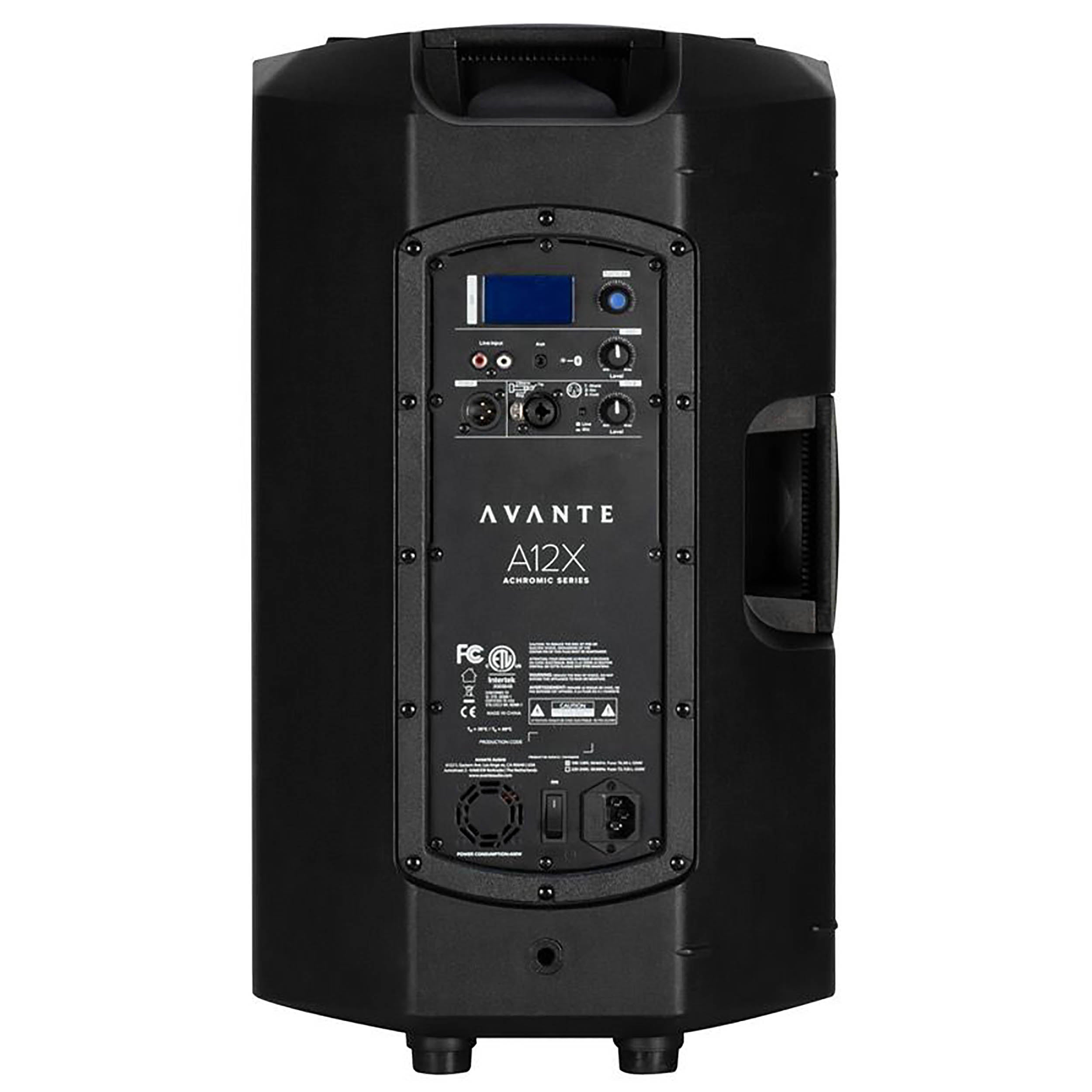 Avante Audio A12X, Achromic X Series 12-Inch 2-Way Active Loudspeaker - Black by Avante