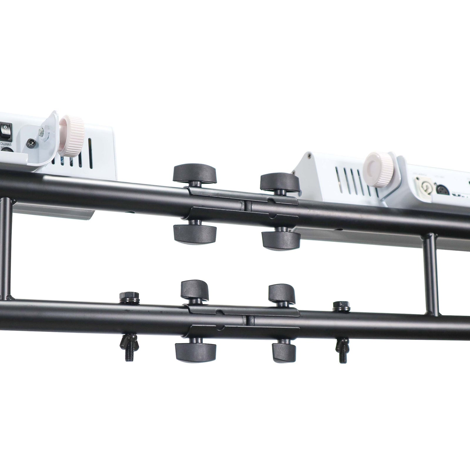 ProX XF-MESAMEDIATRUSSPKG, Full DJ Workstation Includes Truss TV Bracket Mount White and Black Scrims and Carry Bag by ProX Cases