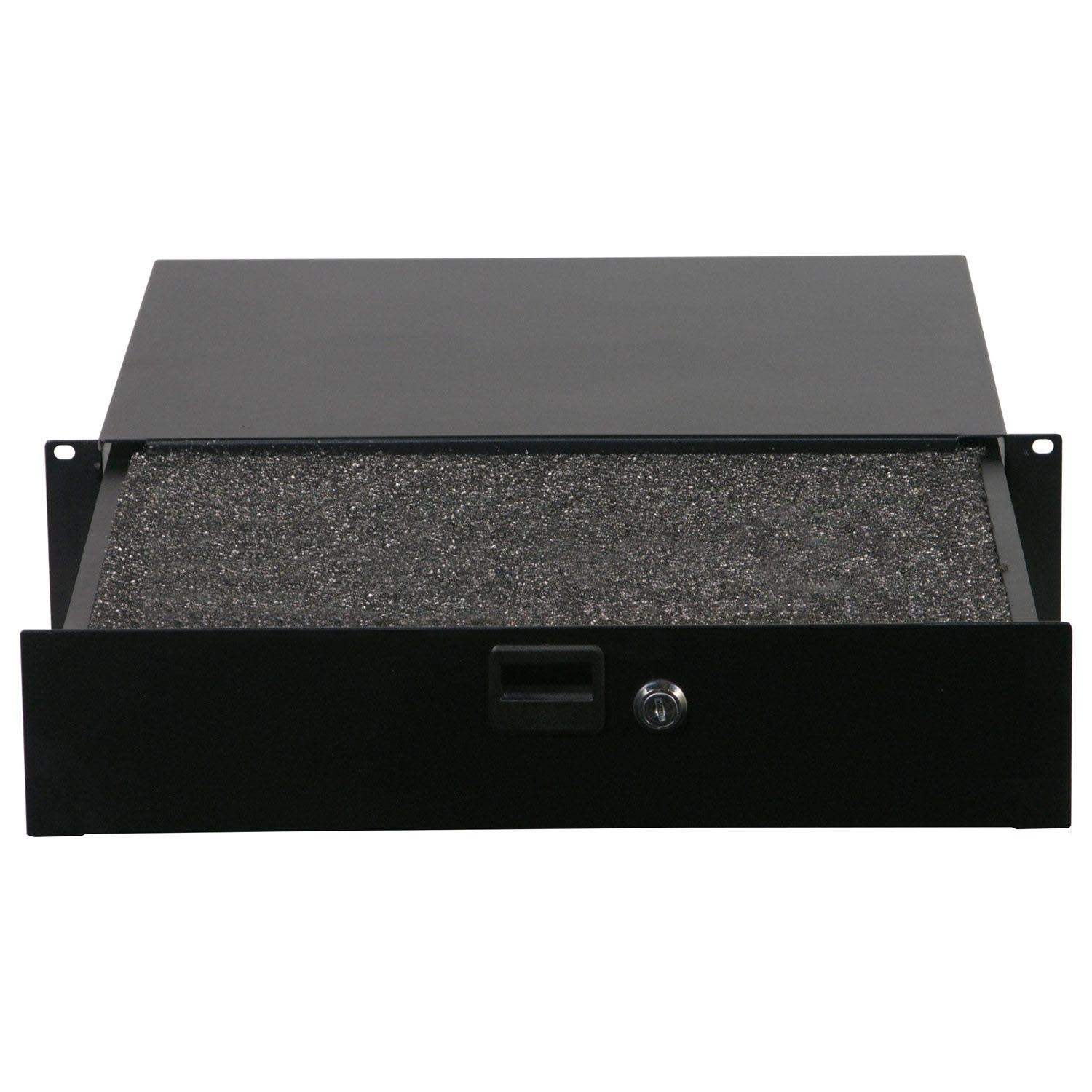 Odyssey ADFRD02, 2U Rack Mountable Drawer With Interior Diced Foam by Odyssey