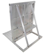 PROX XT-CSB4FT (4FT) Ventilated Aluminum Barricade Heavy-duty Crowd Control Barrier with Folding Base by ProX Cases
