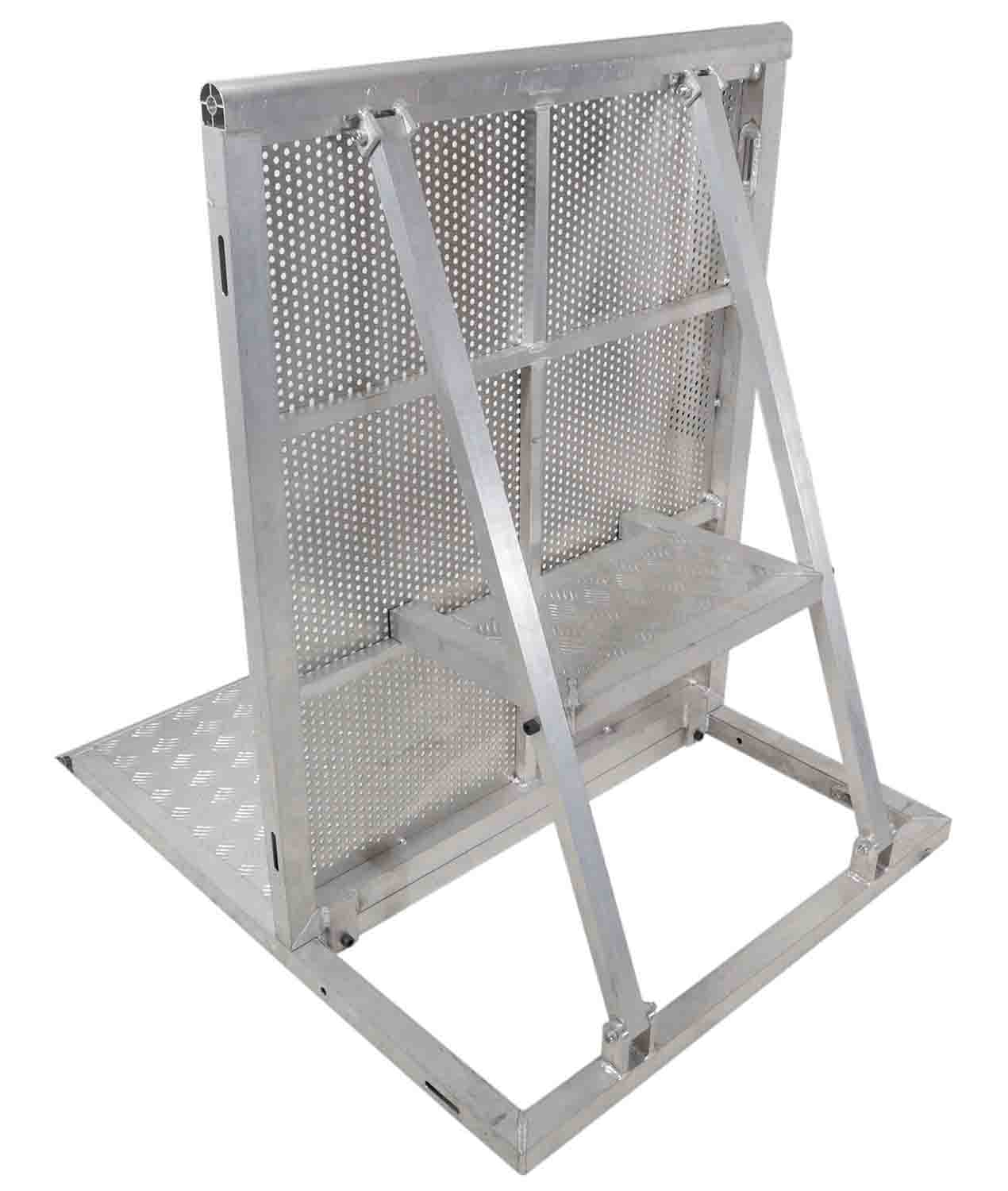 PROX XT-CSB4FT (4FT) Ventilated Aluminum Barricade Heavy-duty Crowd Control Barrier with Folding Base by ProX Cases