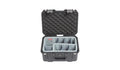SKB Cases 3i-1309-6DT, iSeries Waterproof Case with Think Tank Designed Dividers - Black by SKB Cases