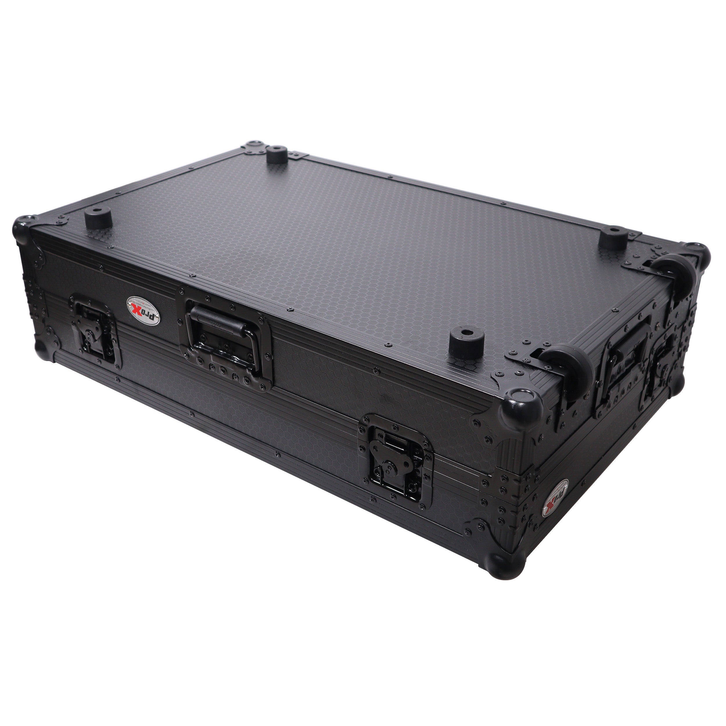 ProX XS-HIT7WLTBL, ATA Flight Road Case for Hercules T7 Inpulse Controller 1U Rack Space and Wheels - Black Finish by ProX Cases