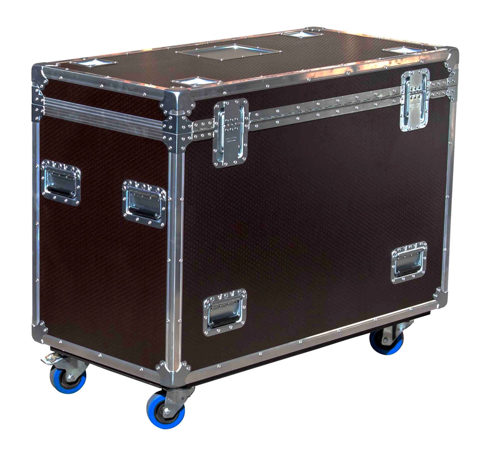 Odyssey OPT452236WBRN, Professional Brown Hex Board Utility Tour Trunk Case with Caster Wheels by Odyssey