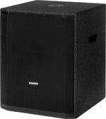 Samson RS1800A, 1000-Watt Active Subwoofer Speaker with 18-Inch Driver - Black by Samson