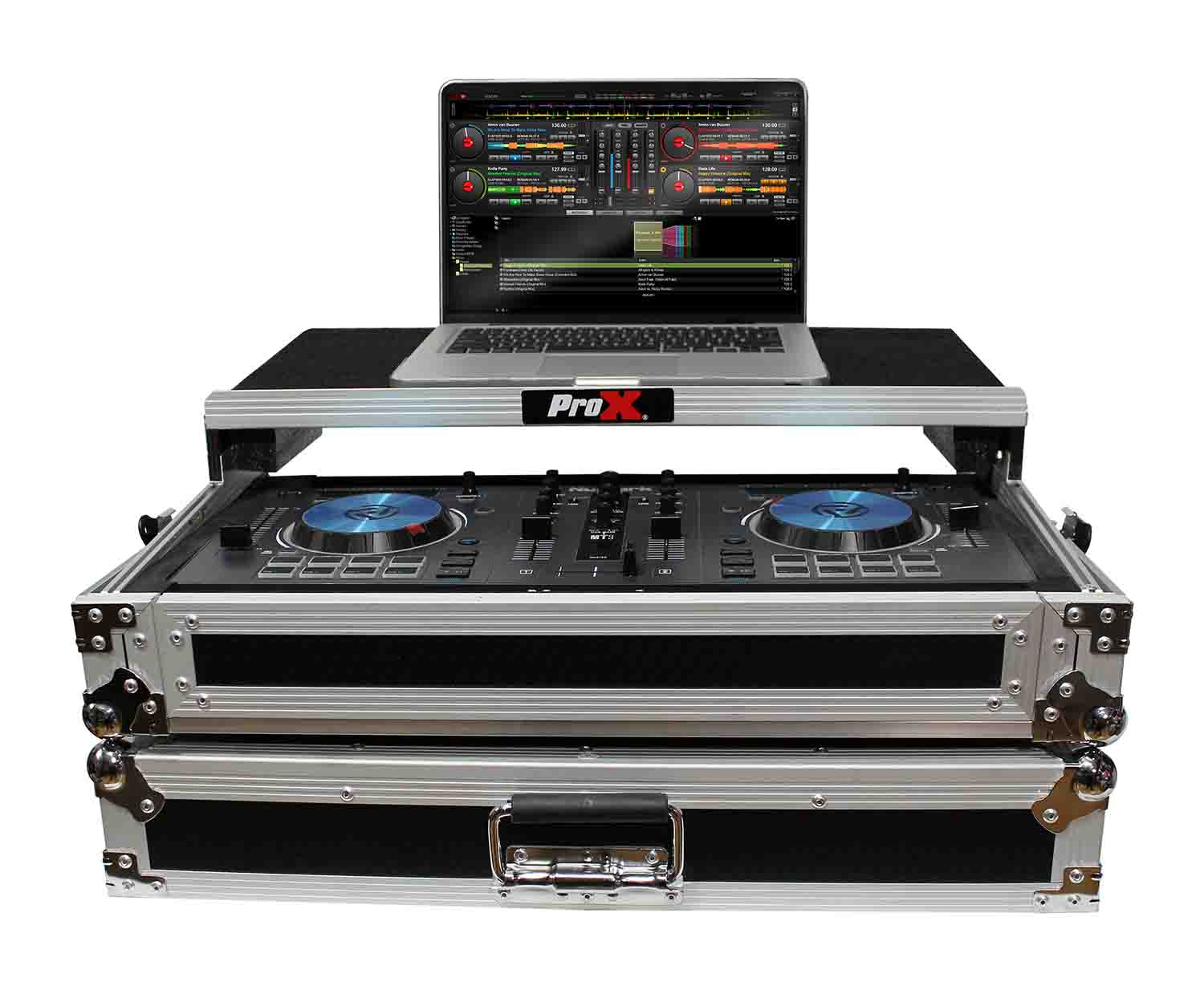 B-Stock: ProX X-MXTPRO3LT Flight Case for Numark MixTrack 3 Pro 3 and Platinum Digital Controller with Laptop Shelf