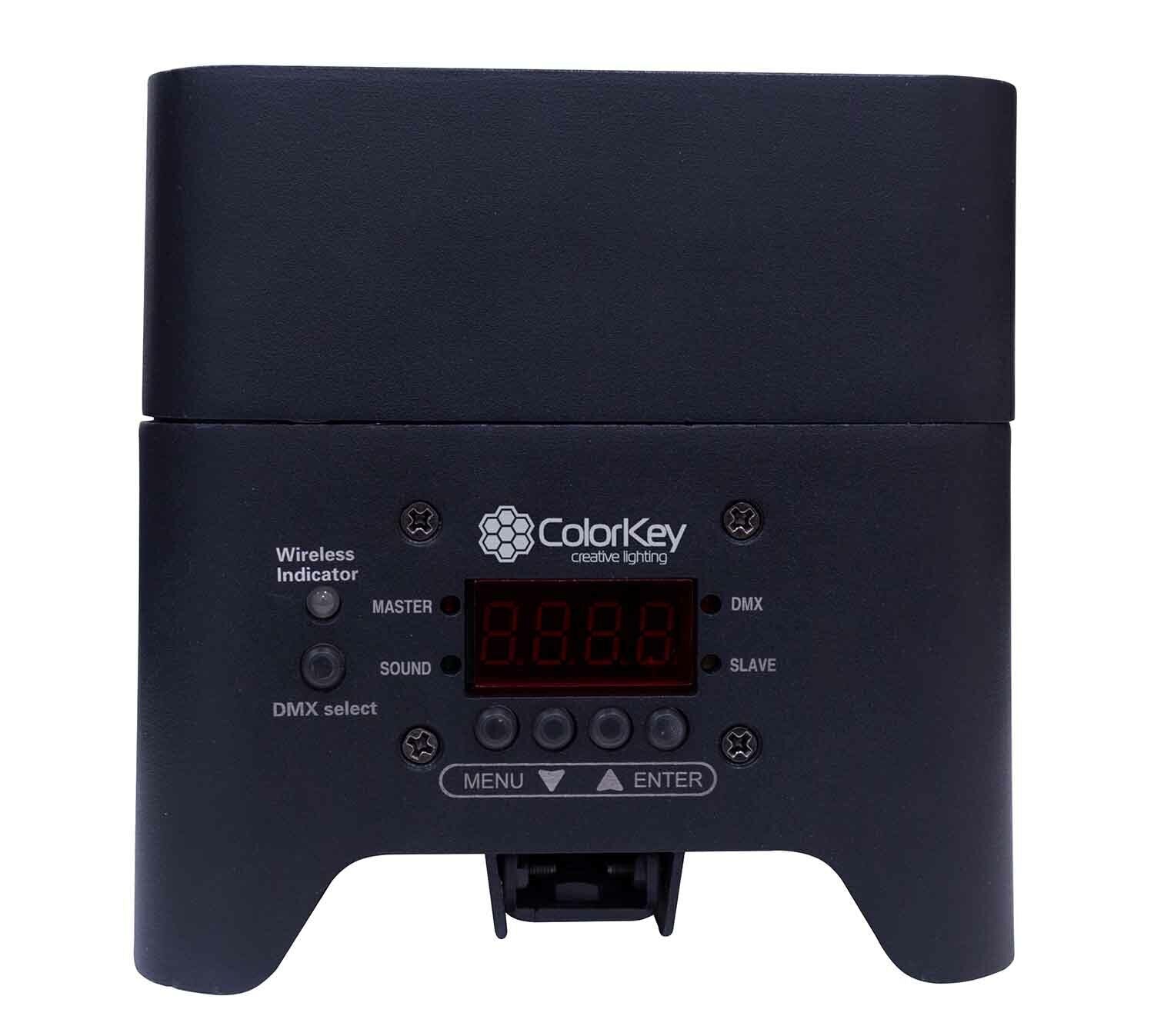 Colorkey CKW-6024 MobilePar Mini Hex 4 Uplight Bundle with Carrying Case - 4-Pack by ColorKey