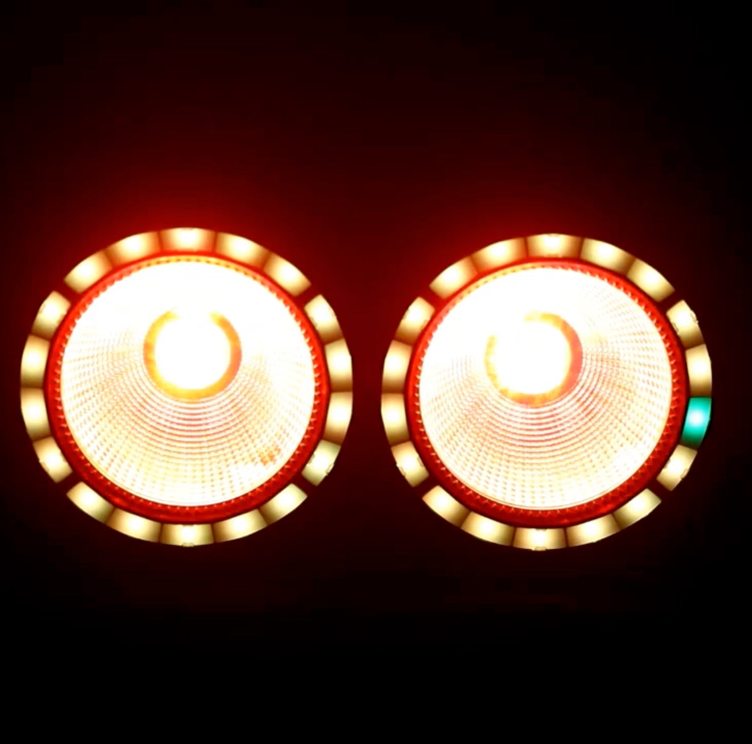 Bauer Double Barrel HEX GBWA-UV With Dual RGB Halo Rings Blinder