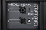 RCF HDL10-A Active Line Array Module, back panel controls and presets - Hollywood DJ