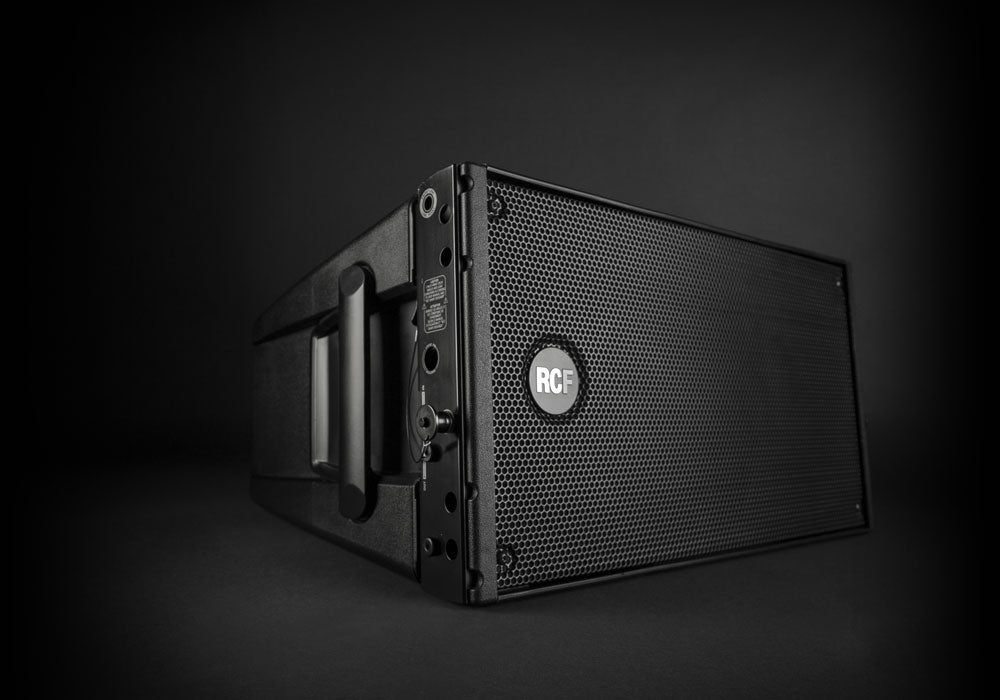 RCF HDL10-A Active Line Array Module in live touring use - Hollywood DJ