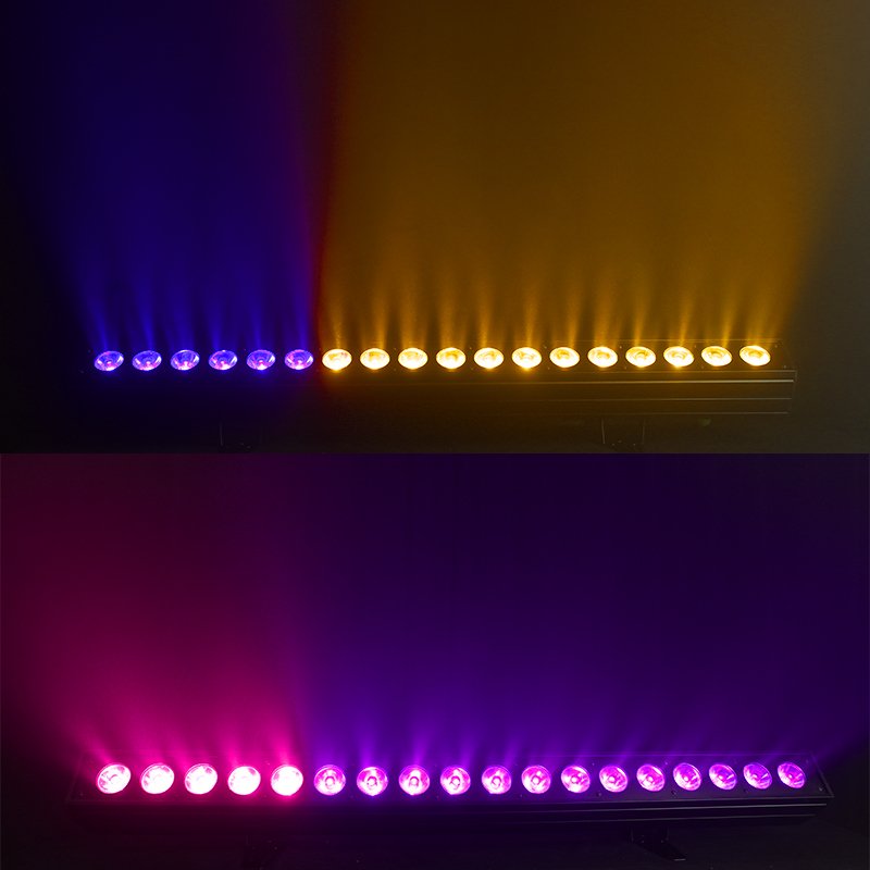 Bauer Atomic 18x10W RGBWA-UV LED with Motorized Zoom LED Pixel Bar