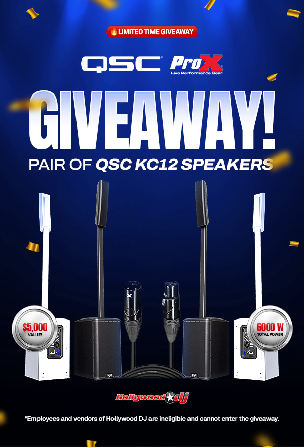 QSC KC12 PA Speaker Giveaway 