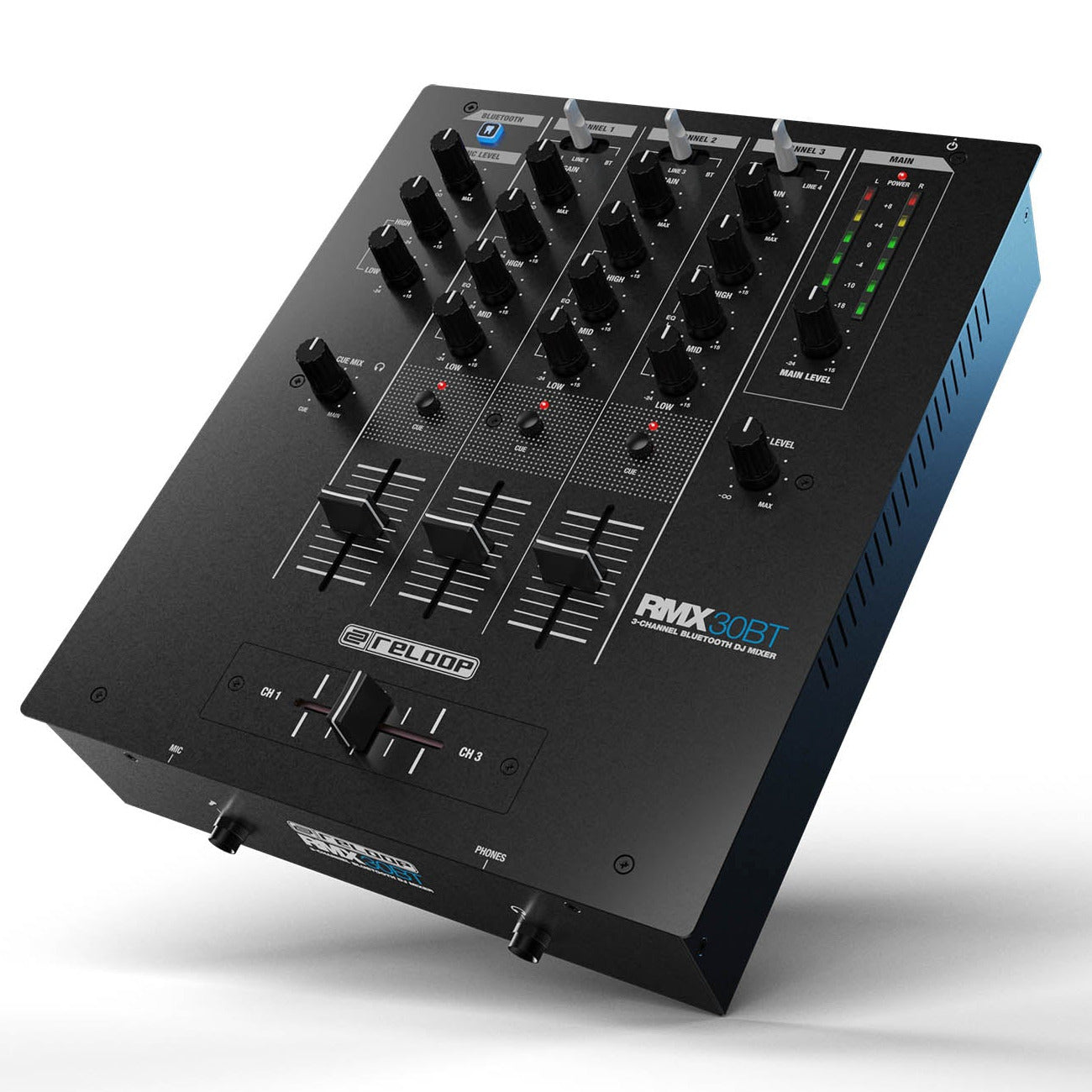 Reloop RMX-30 BT 3-Channel Bluetooth DJ Mixer with Bluetooth by Reloop