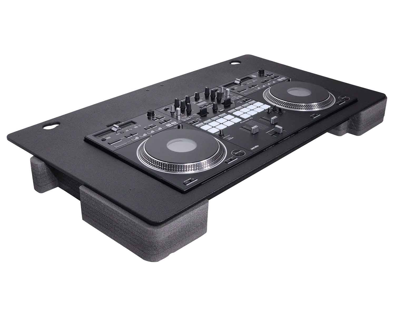 ProX Rev7 Red Control Tower Podium with Case DJ Package - Black by ProX Cases
