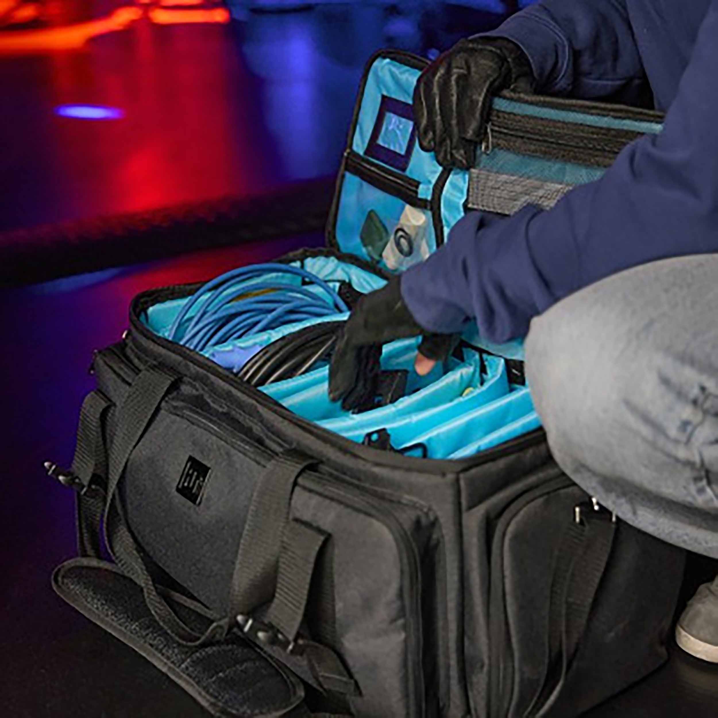Adam Hall ORGAFLEX CABLE BAG PRO, Organizer Bag with Adjustable Compartments by Adam Hall