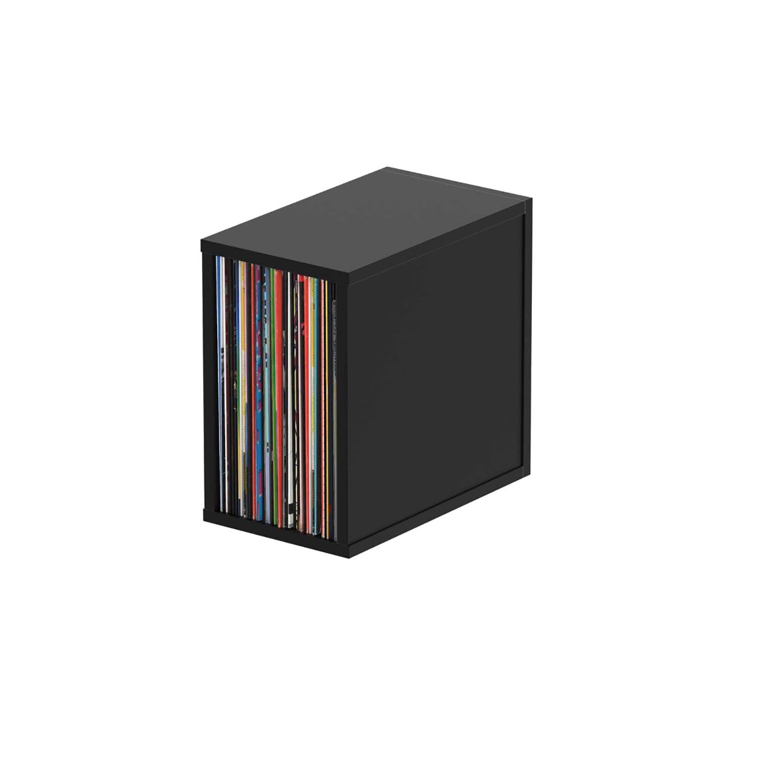 Glorious Record Box for 55 12" Records - Black