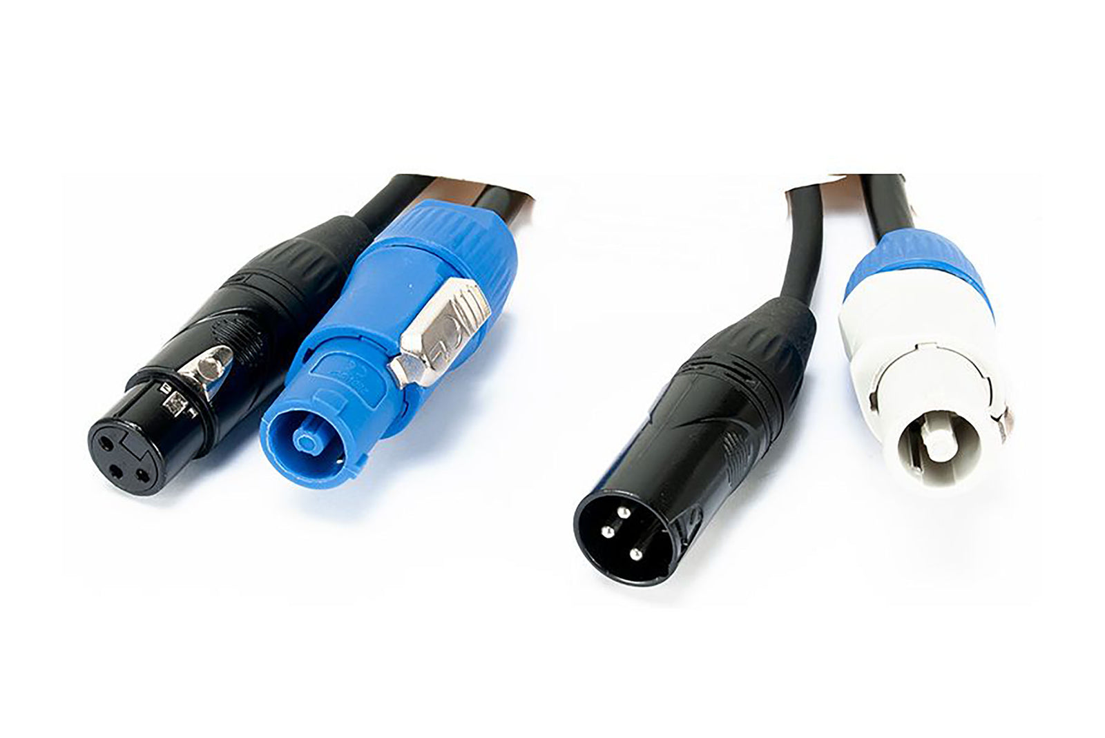 Accu-Cable AC3PPCON, 3pin XLR DMX & Locking Power Link Cable by Accu Cable