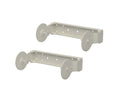 RCF H-BR 004 W, Pair of Brackets for Horizontal Wall Mounting of 5-Inch Compact M 05 Speaker Cabinets - White by RCF