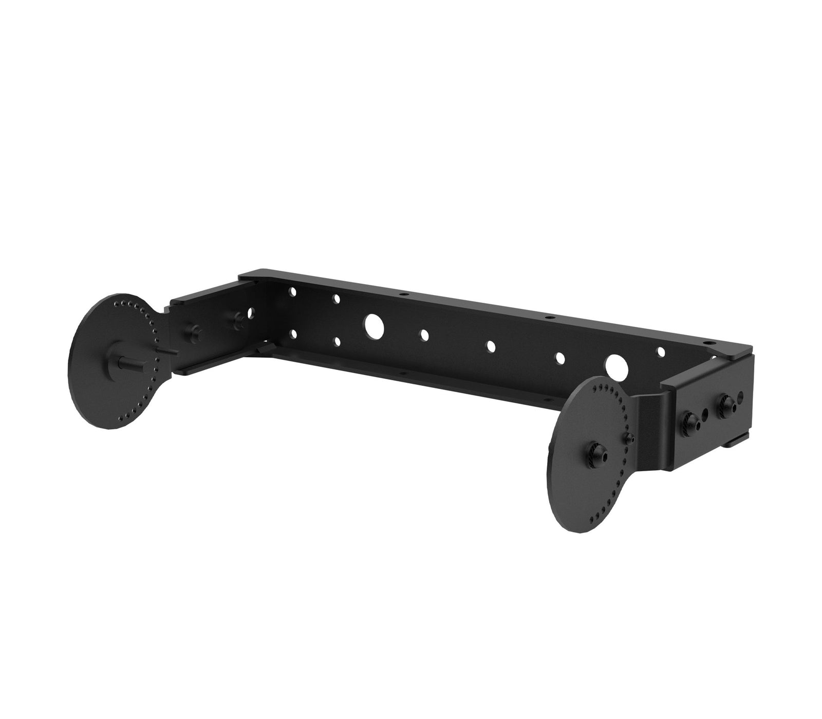 RCF H-BR 006, Pair of Brackets for Horizontal Wall Mounting of 8-Inch Compact M 08 Speaker Cabinets - Black and White by RCF