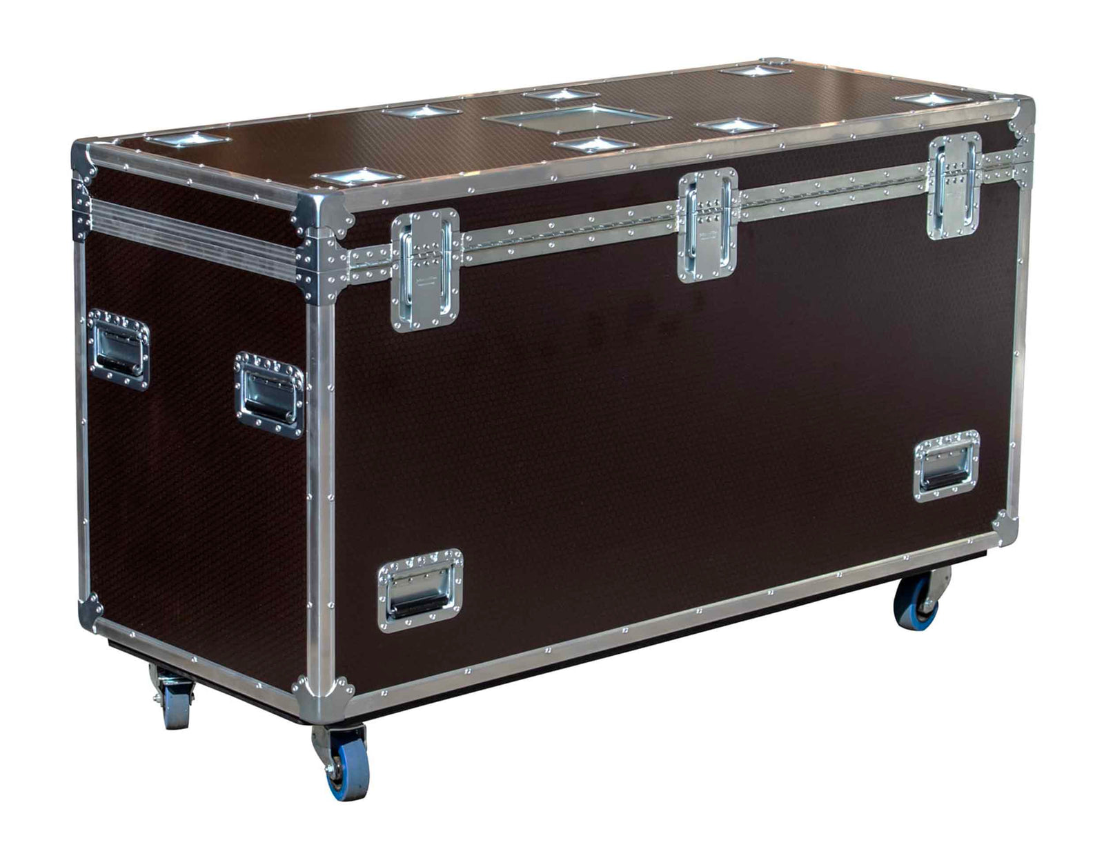 Odyssey OPT602430WBRN, Professional Brown Hex Board Utility Tour Trunk Case with Caster Wheels by Odyssey