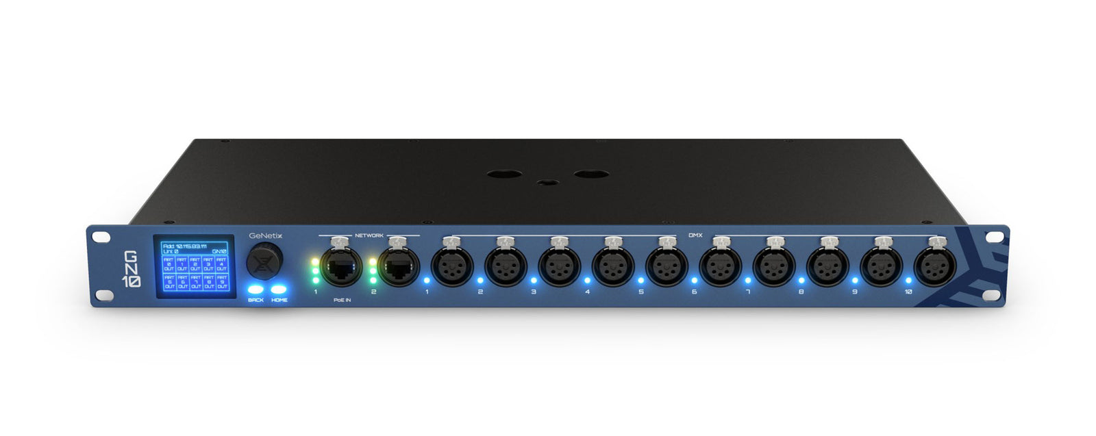 ChamSys GeNetix GN10 10-Port Ethernet-DMX Node by Chamsys