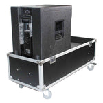 ProX X-EVO1250X2W, ATA Flight Case for 2x RCF EVOX12 or EV Evolve 50 Compact Arrays Fits Two Speakers and Subwoofers by ProX Cases