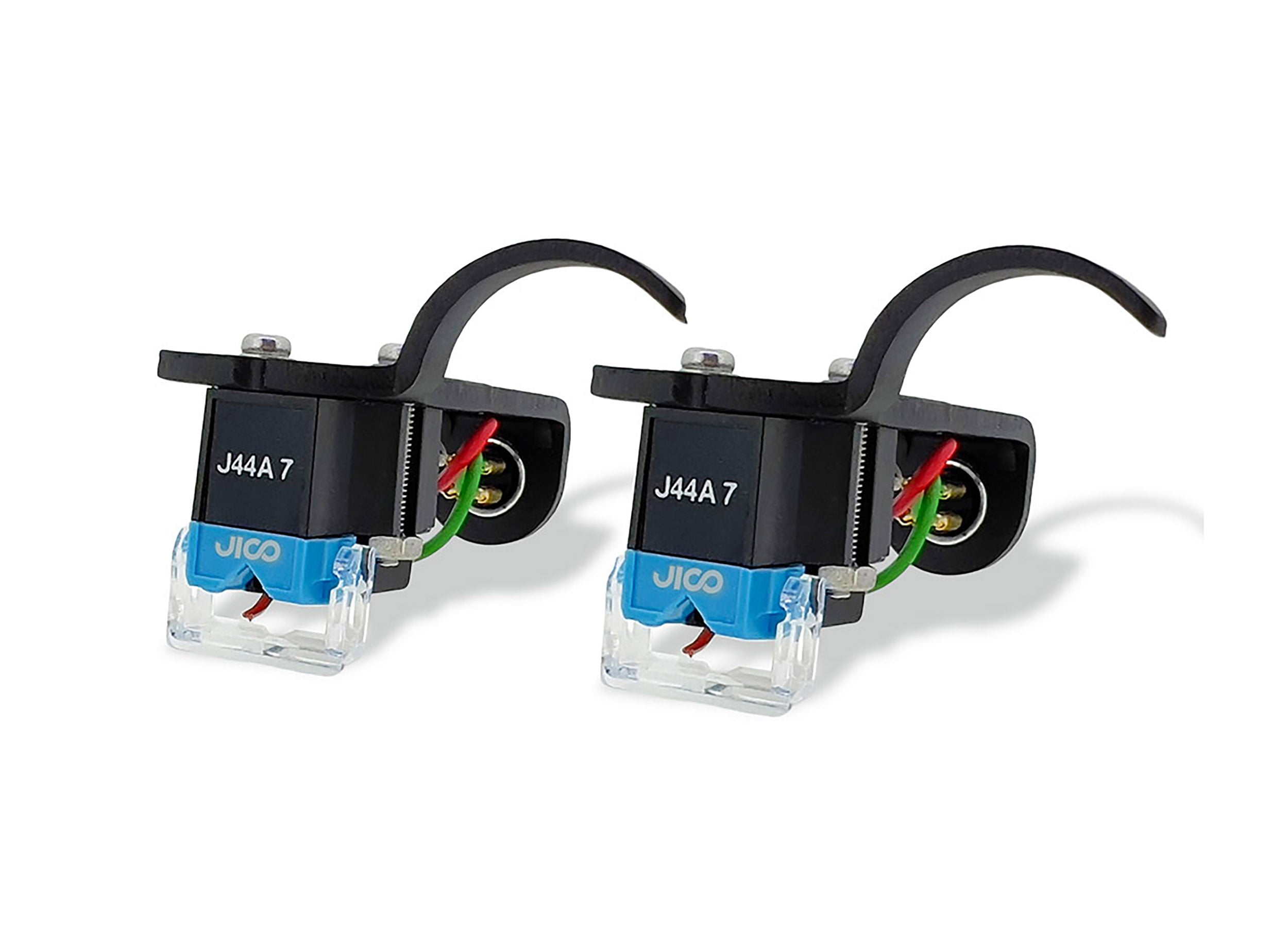 Jico J-AAC0834, Improved SD Cartridges Mounted on Black Jico Headshell - 2 Pack