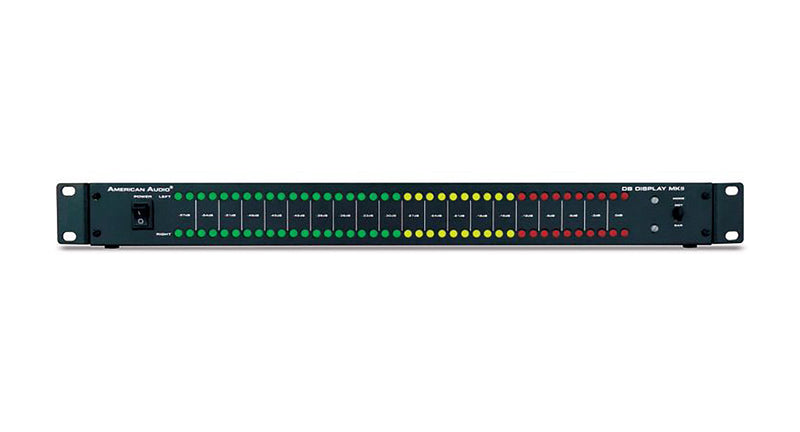 American Audio DB DISPLAY MKII, 19-Inch Mountable LED dB Level Display & Amp Rack Lightshow by American Audio