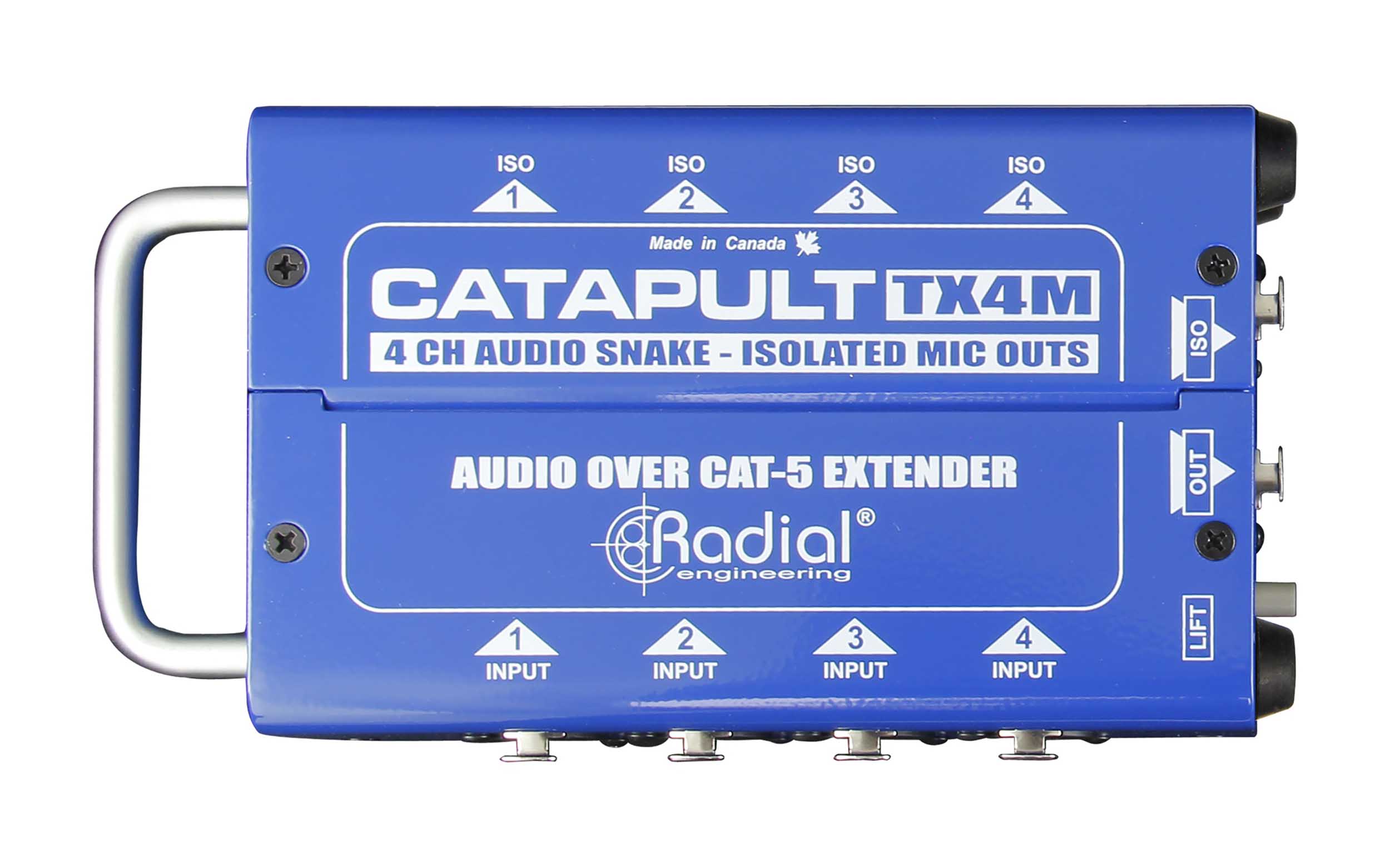 Radial Engineering Catapult 4-Channel Cat 5 Audio Snake- Transmitter by Radial Engineering