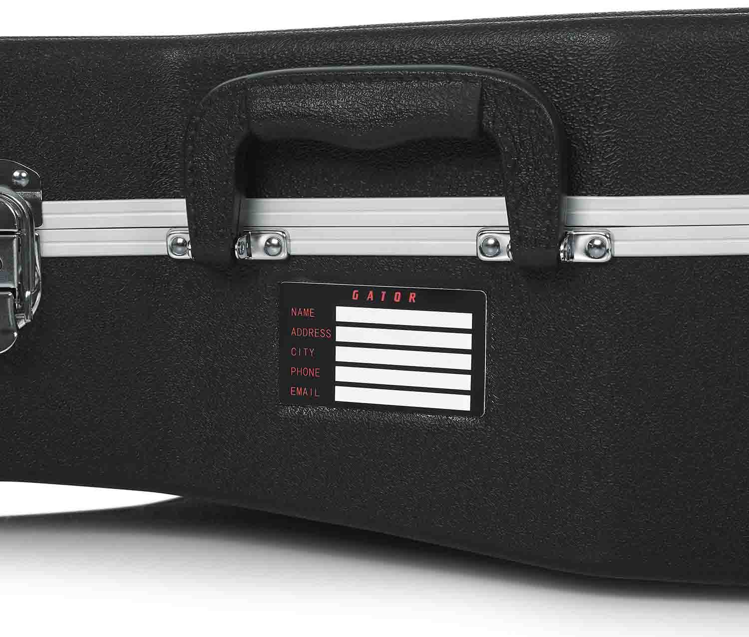 Gator Cases GC-DEEP BOWL Deluxe ABS DJ Case for Deep Contour and Mid-Depth Round-back Guitars by Gator Cases