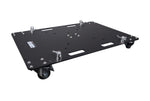 ProX XT-BP2430WBLK 24 x 30 inch Rolling Base Plate for Rapid Grid Modular Truss System with Locking Casters - Black by ProX Cases