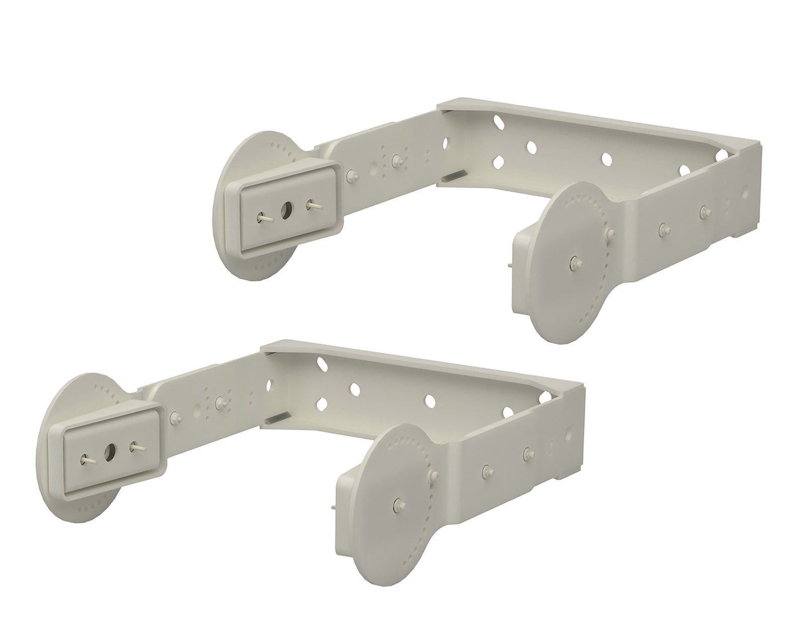 RCF V-BR 006 W, Pair of Brackets for Vertical Wall Mounting of 8-Inch Compact M 08 Speaker Cabinets - White by RCF