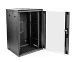 Gator Cases GRW2018509, 18U Sectional Wall Rack with Glass Door - 21″ Deep by Gator Cases