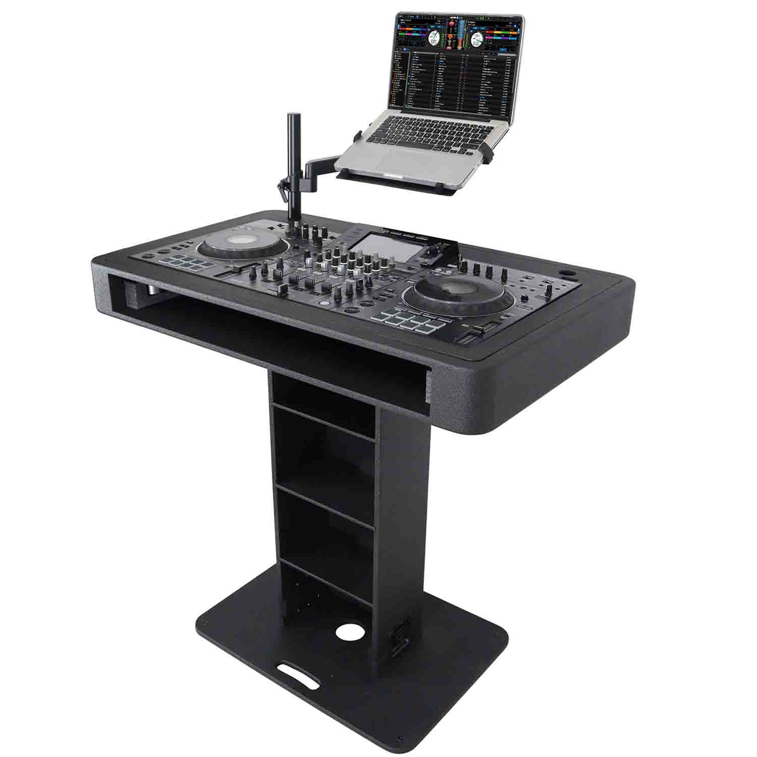 ProX XZF-DJCTBL, DJ Control Tower Podium Stand for PIONEER XDJ-XZ DDJ-1000, DDJ-SX3 RANE One - Black