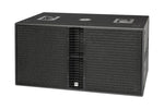 HK Audio L9-118SUBBA, Powered 1100W 18" Dual Vented Bandpass Subwoofer - Black by HK Audio