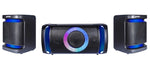 Gemini Sound GSYS-2400 Dual 8" Home Stereo System with Led Party Lighting by Gemini Sound
