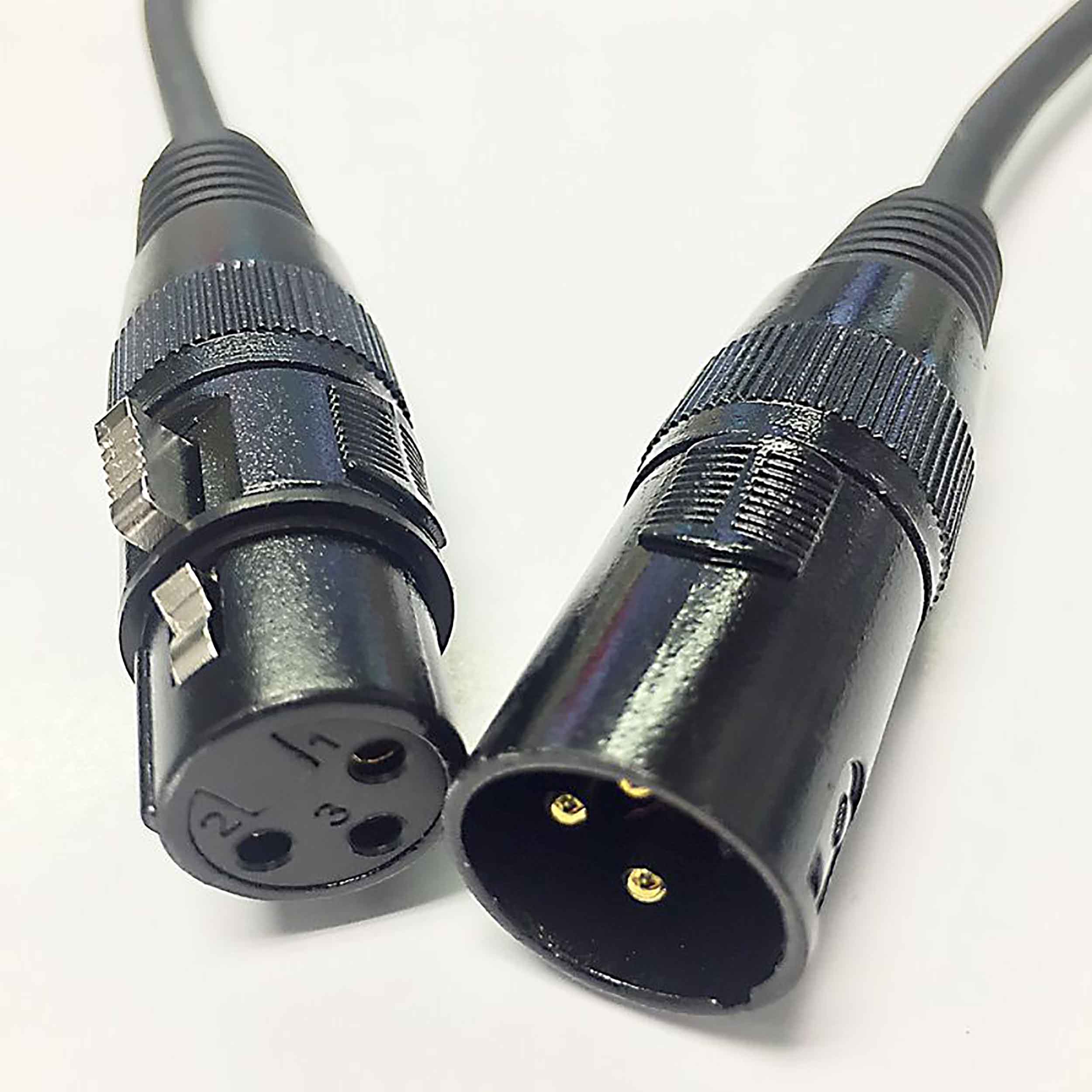 Accu-Cable AC3PDMX, 3-Pin Male To 3-Pin Female Connection DMX Cable by Accu Cable