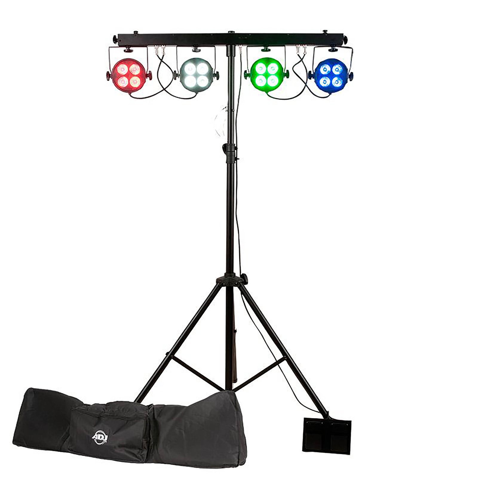 ADJ Starbar Wash System with LED PARs, Stand, Footswitch Controller, and Bag by ADJ