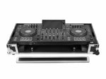 Odyssey SCXDJAZCW1 Flight Effects Clear Lid Case for AlphaTheta XDJ-AZ 1U LED with Wheels by Odyssey