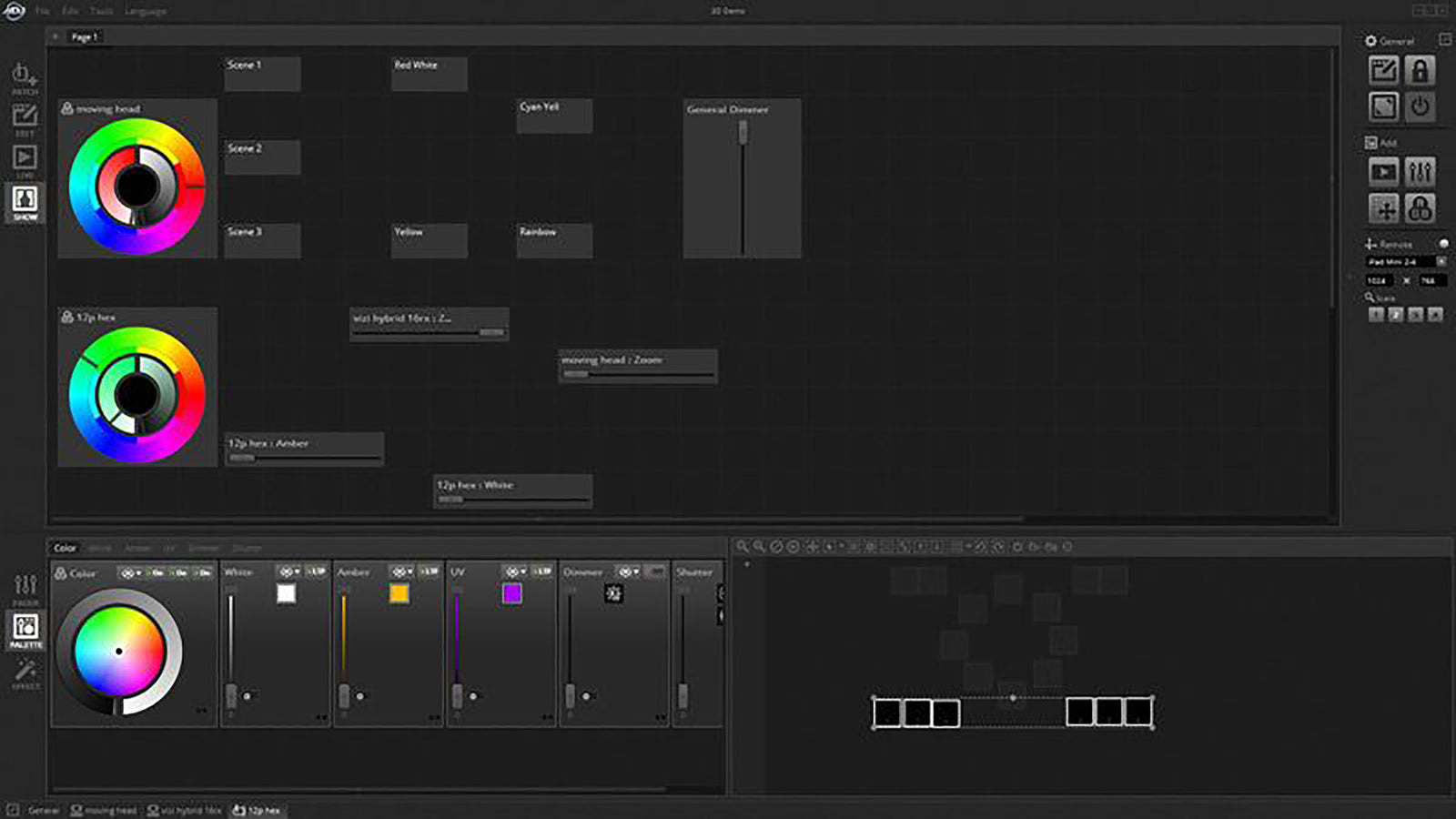 ADJ MYDMX RM, DMX Light Show Storage Device Used to Save Up To 16 Pre-Set Shows. by ADJ