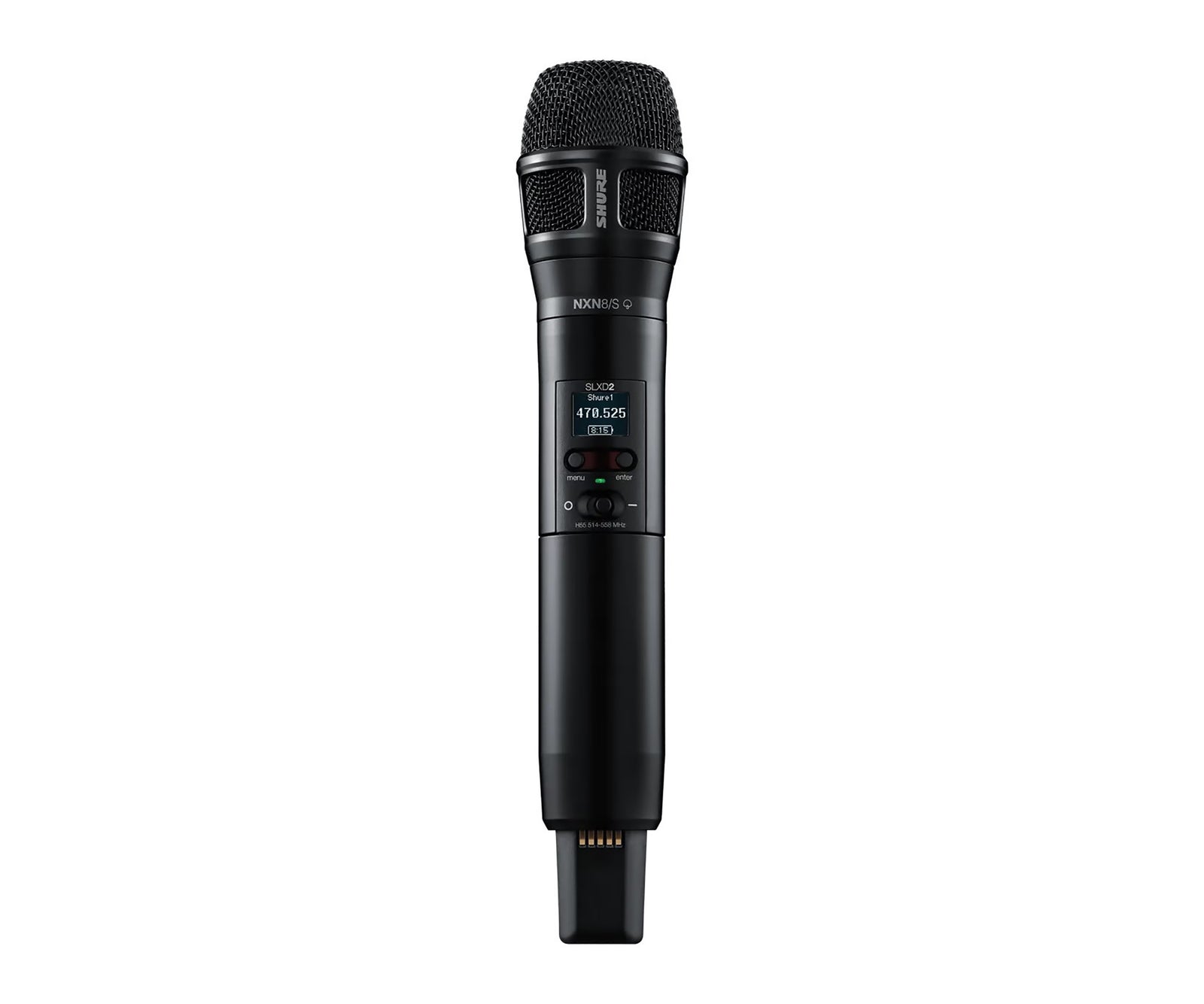 Shure SLXD2/N8SB, Digital Wireless Handheld Microphone Transmitter with Nexadyne 8/S Supercardioid Capsule by Shure