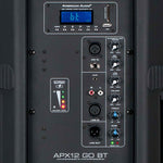 American Audio APX12 GO BT, Battery Powered Loudspeaker with LCD Display, MP3 playback and FM Tuner - Black by American Audio